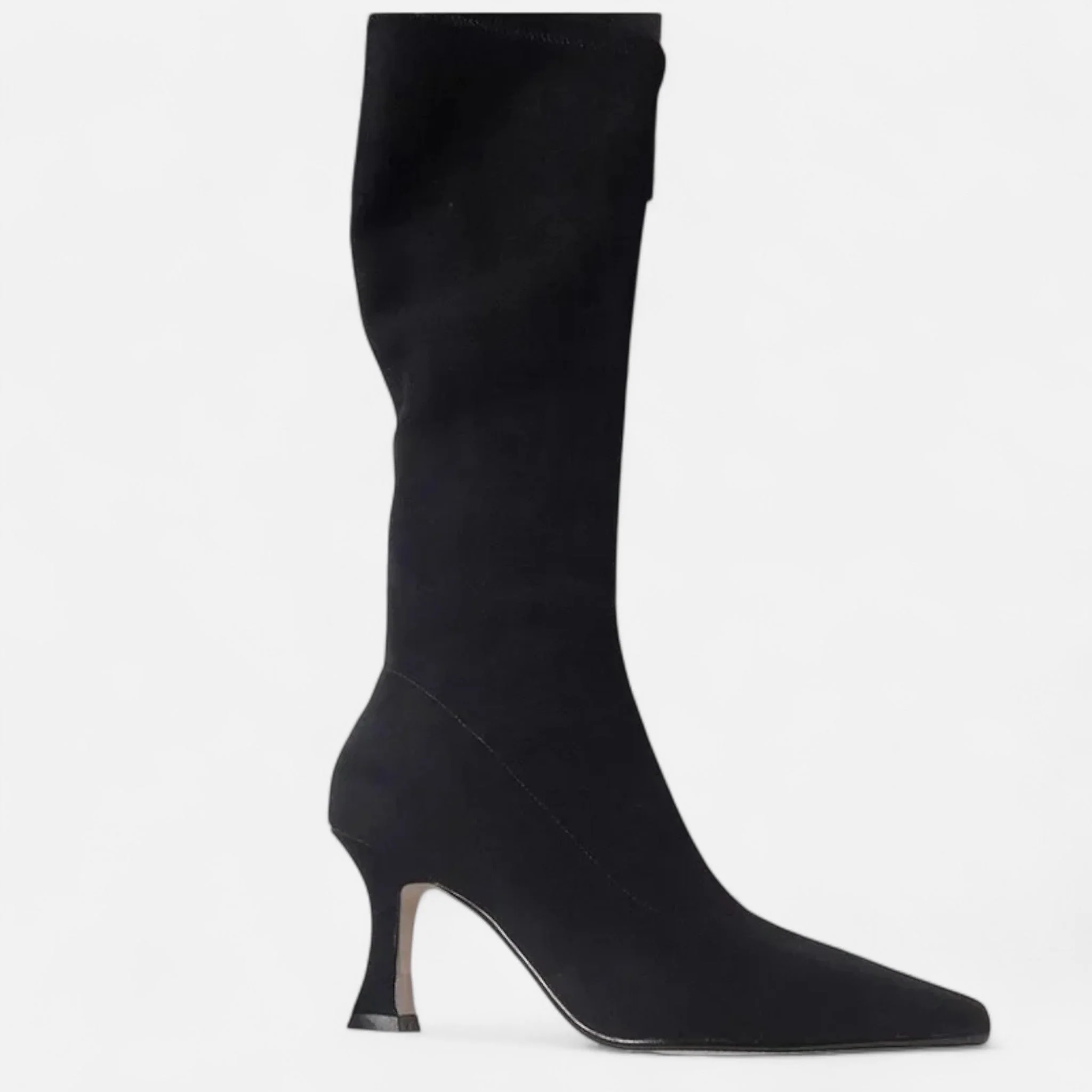 Women’s Suede Thigh-High Boots with Heels - Image 4