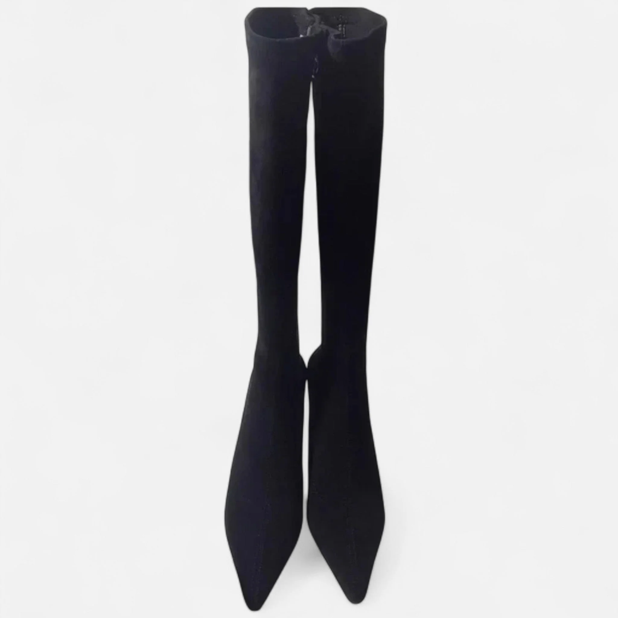 Women’s Suede Thigh-High Boots with Heels - Image 5