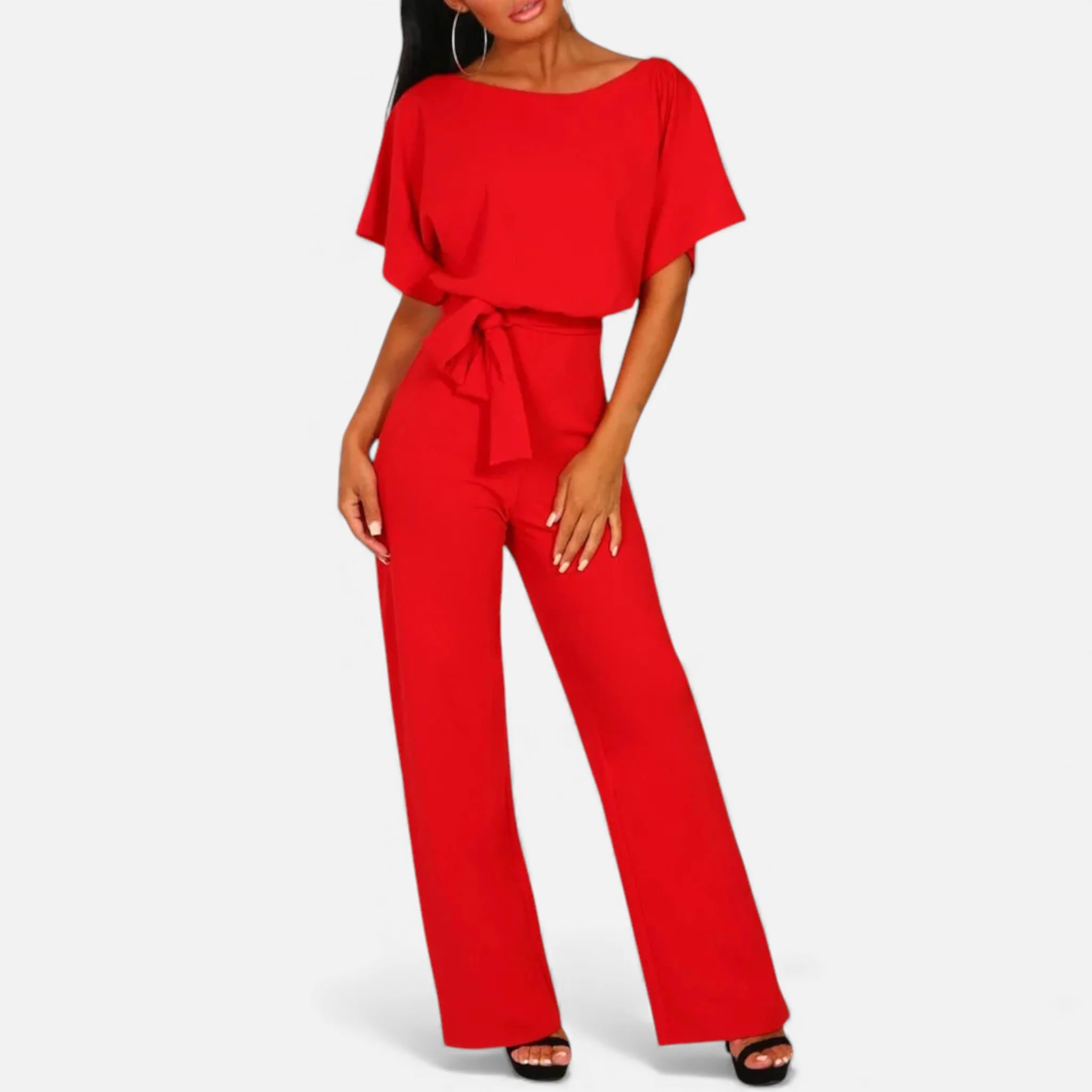 Women’s Tailored Wide-Leg Jumpsuit - Image 6