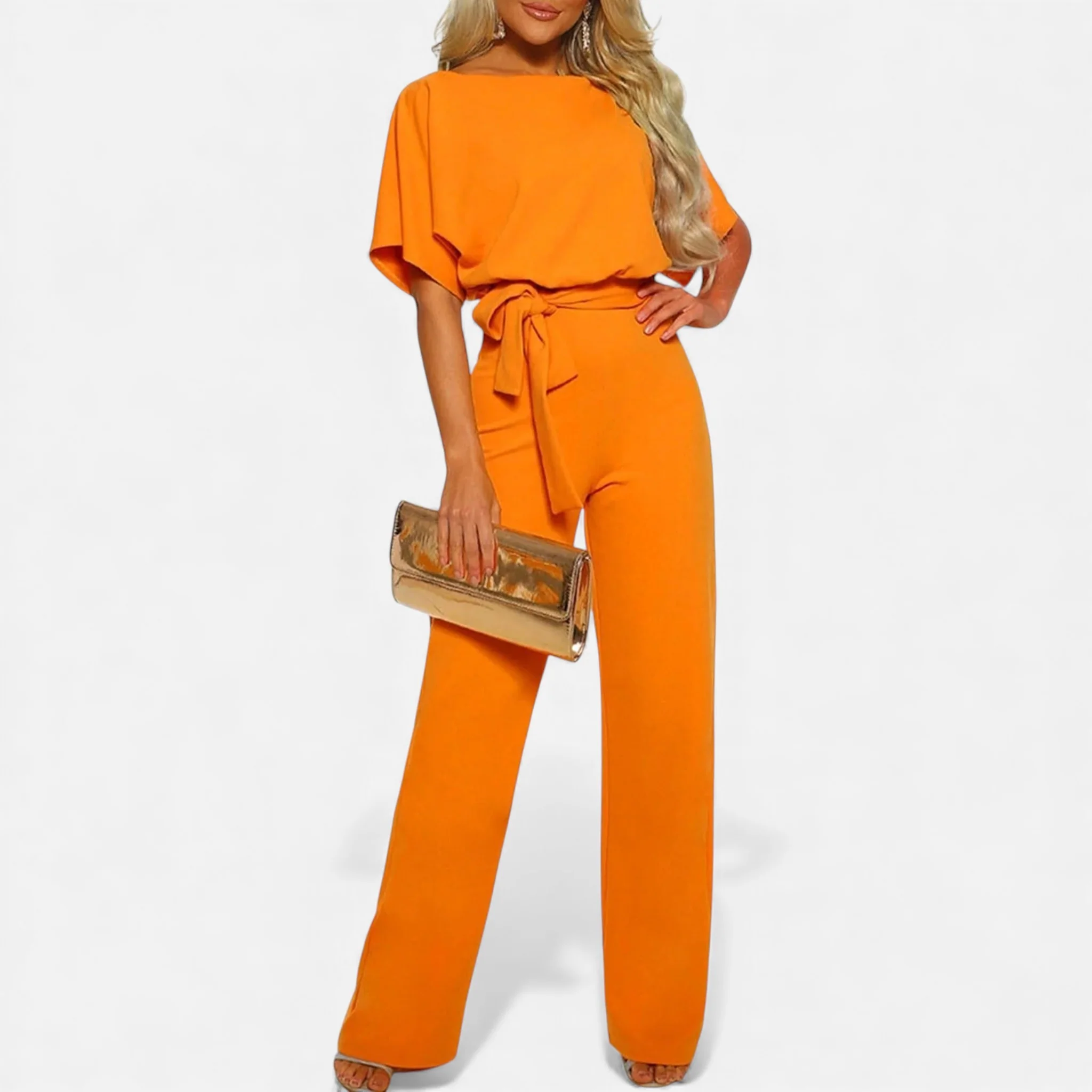 Women’s Tailored Wide-Leg Jumpsuit - Image 7
