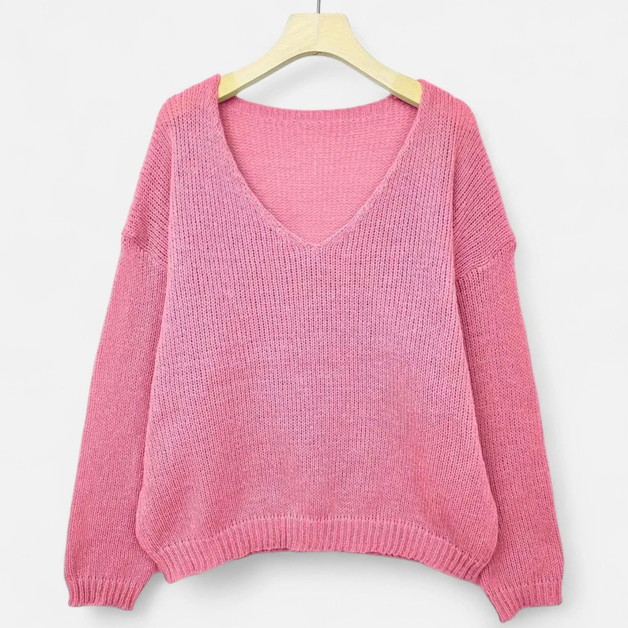 Women’s V-Neck Pullover Sweater - Image 10