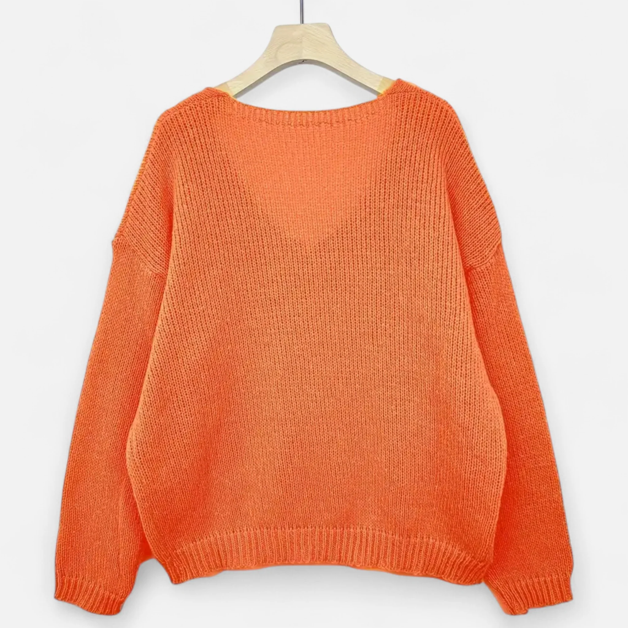 Women’s V-Neck Pullover Sweater - Image 11
