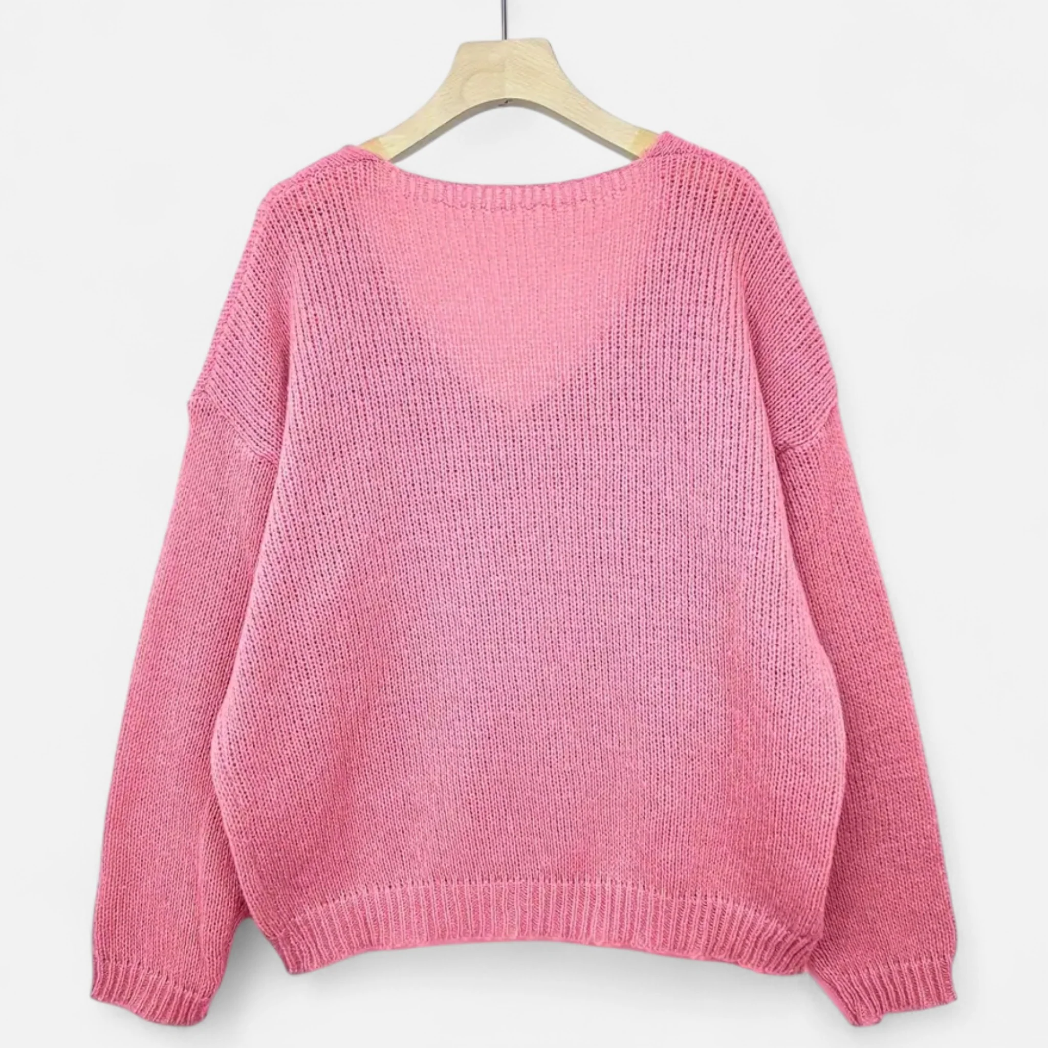 Women’s V-Neck Pullover Sweater - Image 13