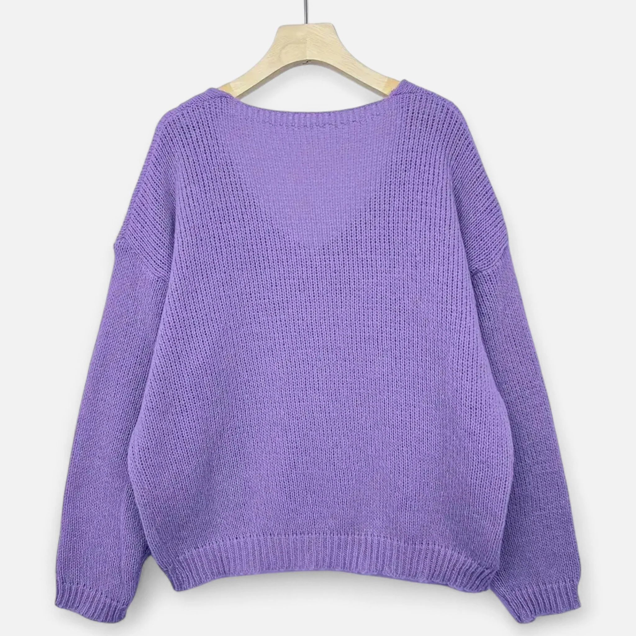 Women’s V-Neck Pullover Sweater - Image 14