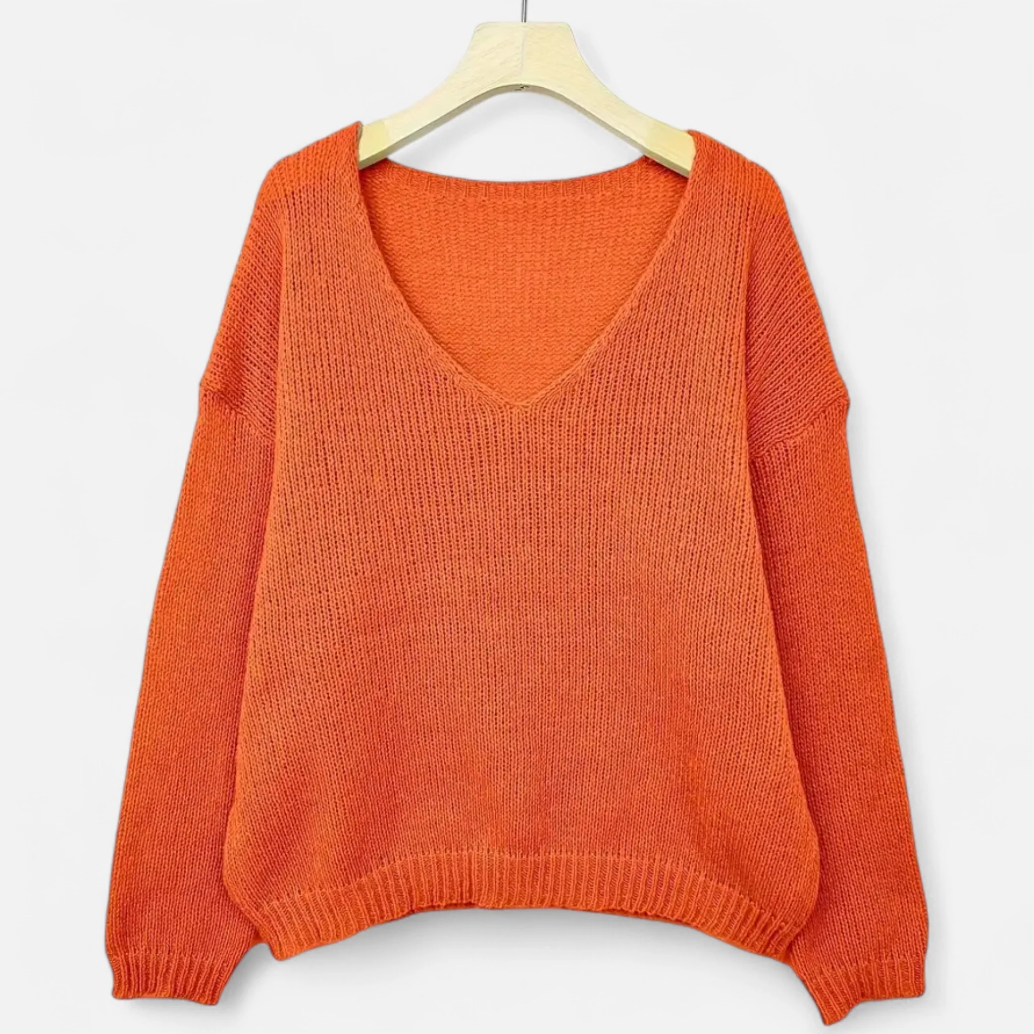 Women’s V-Neck Pullover Sweater - Image 5