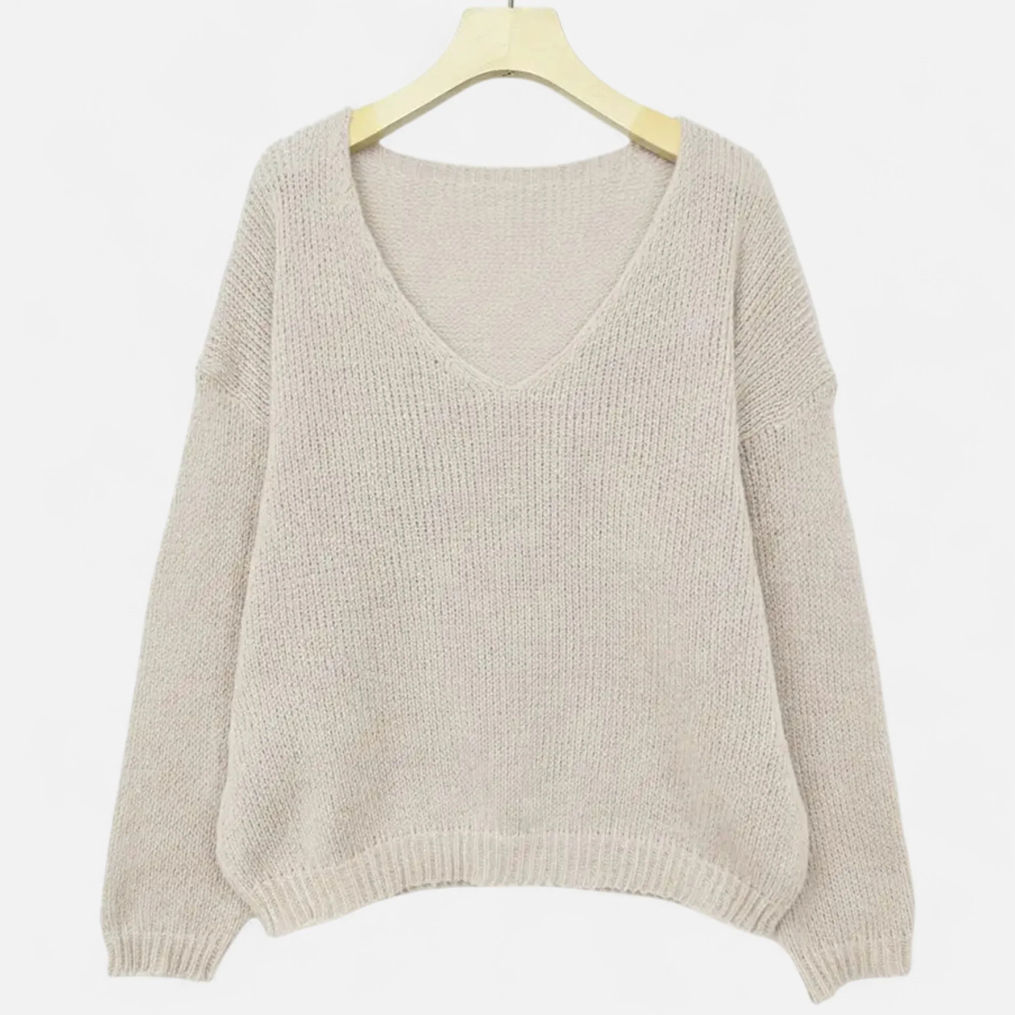 Women’s V-Neck Pullover Sweater - Image 7