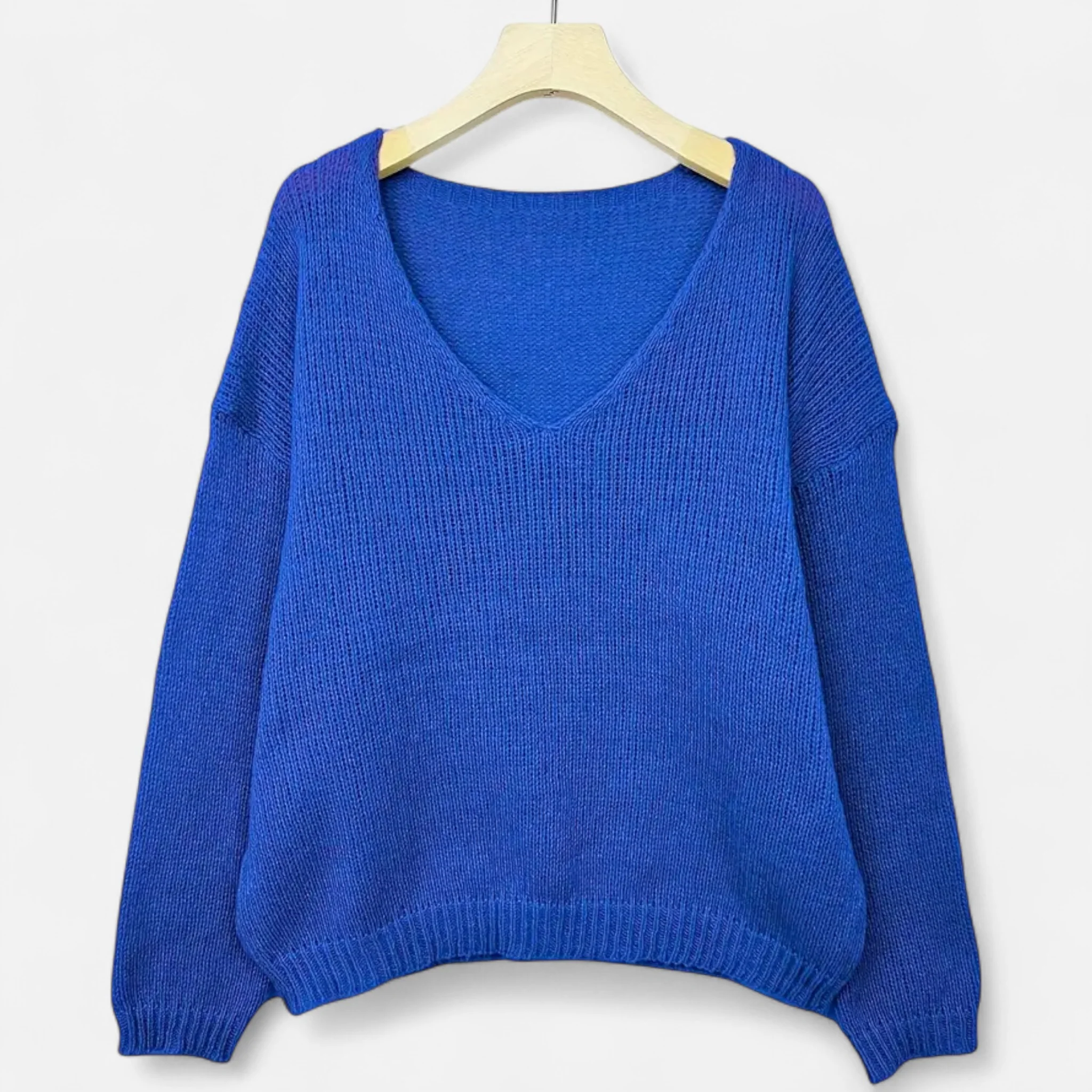 Women’s V-Neck Pullover Sweater - Image 9