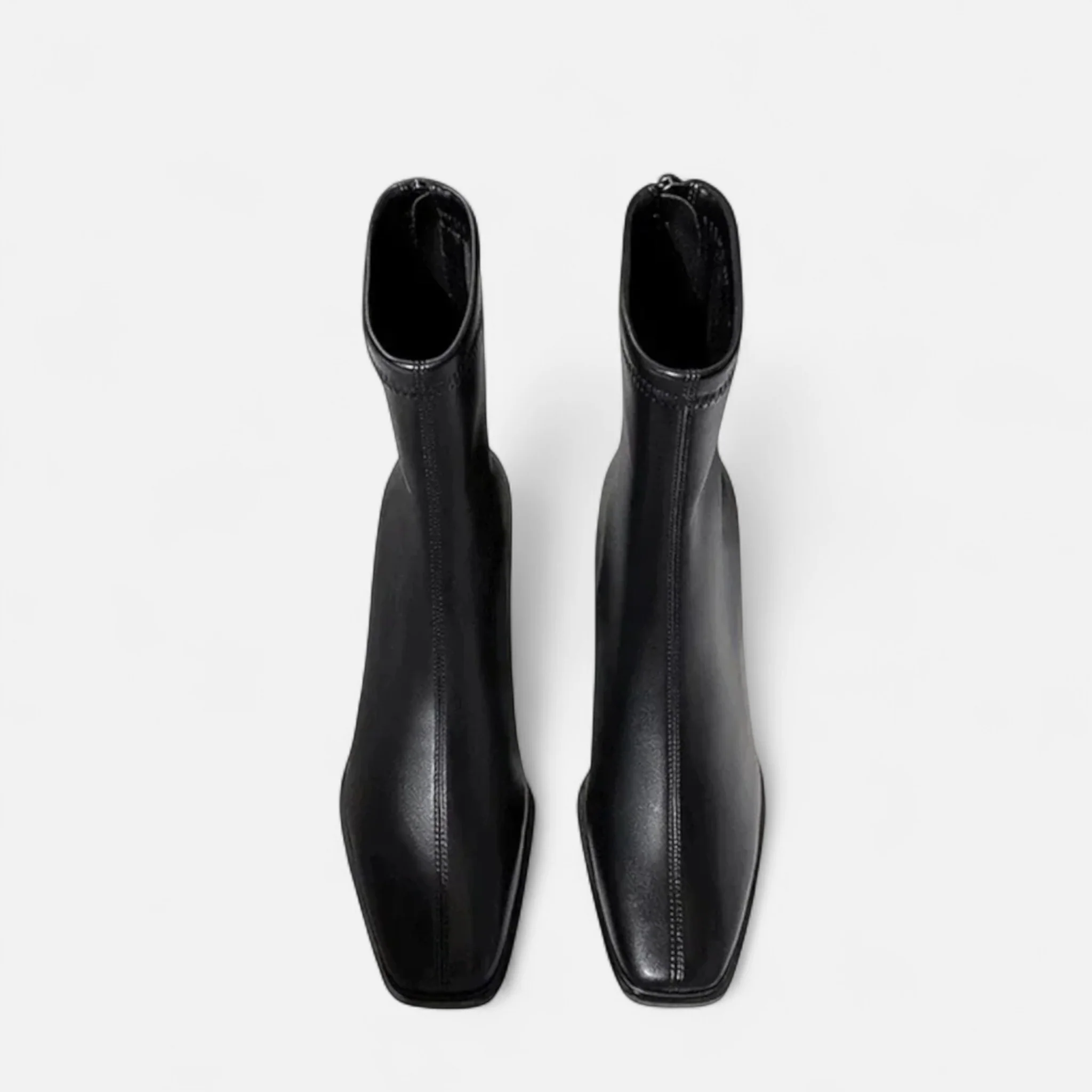 Women’s Vintage Square-Toe Ankle Boots - Image 4