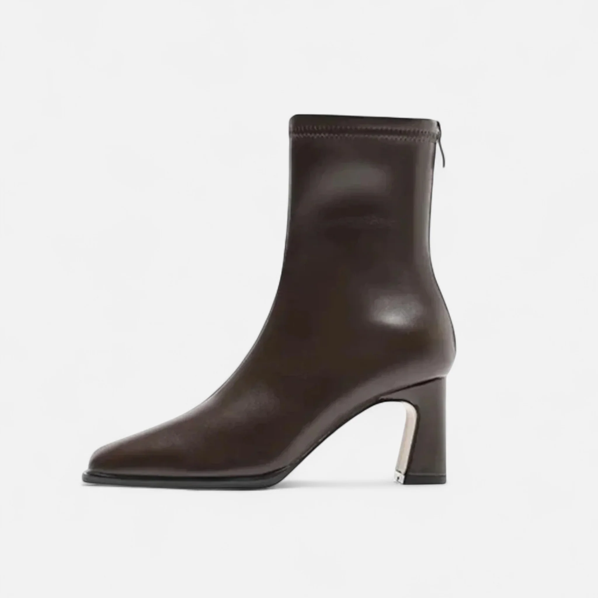 Women’s Vintage Square-Toe Ankle Boots - Image 5