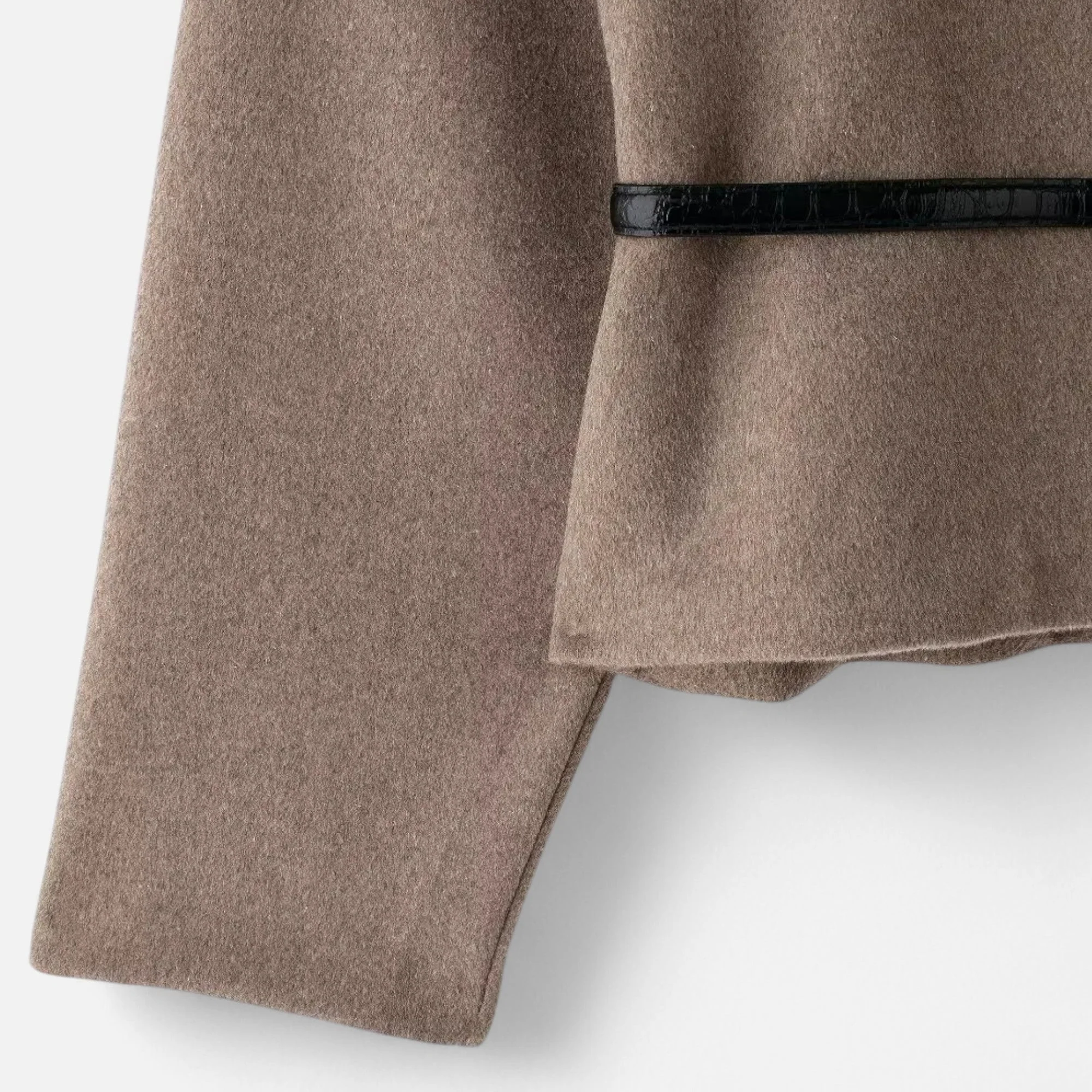 Women's Elegant Wrap Sweater with Belt - Image 5